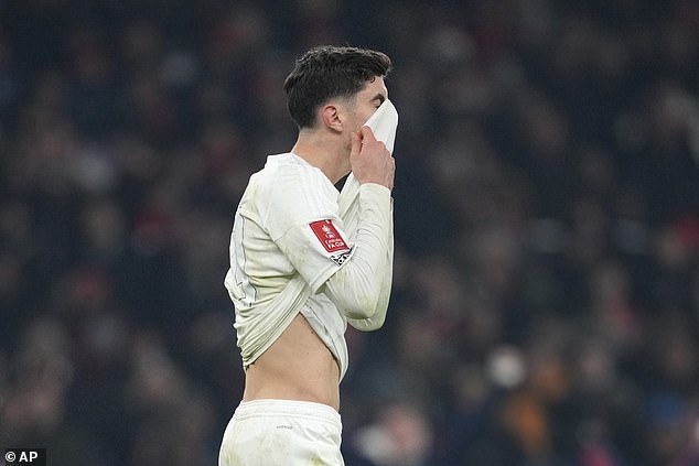 Havertz missed the crucial penalty in the shootout, having won a penalty earlier in the match