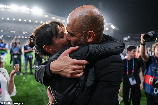 Guardiola met Serra when they were 18 in 1994 and the couple married in 2014