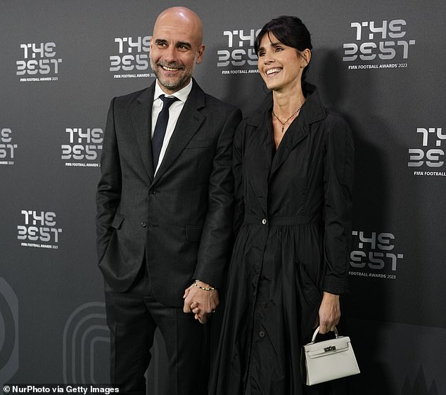 Serra attended the FIFA Best Awards in London with Guardiola in January last year