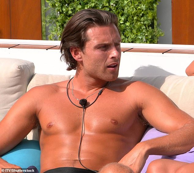 A villa source said: 'This may be Casey's third time in the villa but there's no sign of any Love Island fatigue. He's going into it full force and there's one girl in particular who has a real problem with him being there.