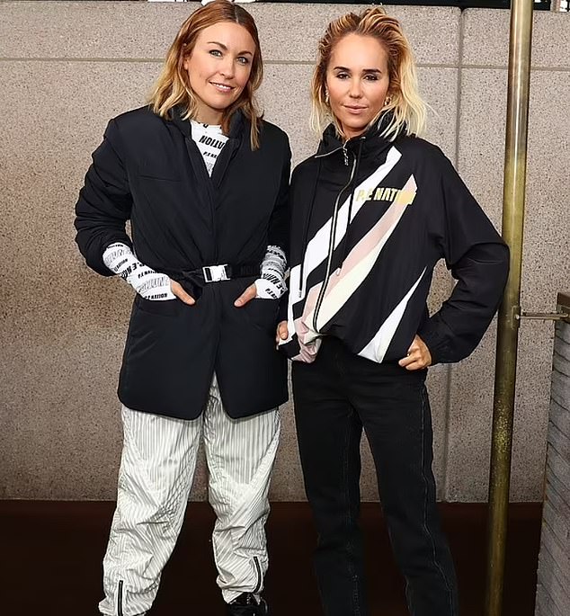 Claire and Pip (pictured together) co-founded athleisure label PE Nation in 2016, but they both went their separate ways and left the company last year