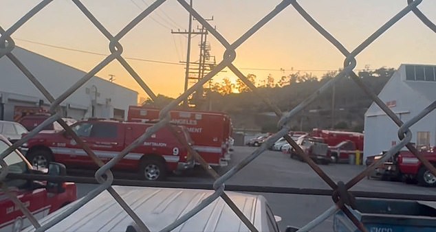 The LAFD has a total of 183 trucks, meaning more than half of the city's fire trucks are out of service