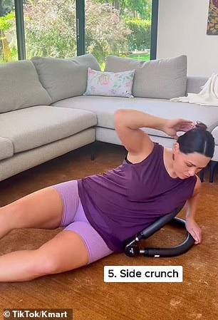 The 10-in-1 core trainer is perfect for strengthening your abdomen, biceps and thighs and offers multiple training options