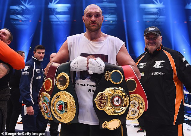 Fury became unified champion in 2015 by defeating long-reigning heavyweight king Wladimir Klitschko