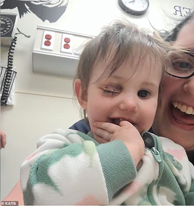 Lily, pictured with her mother Casie, has a long road ahead of her, including five more chemo treatments in four months