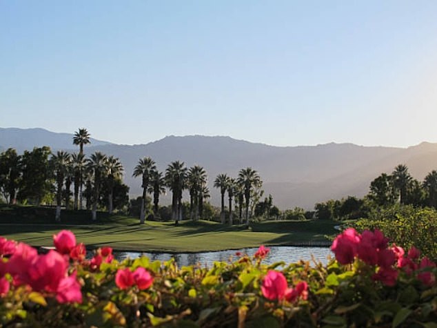 Palm Springs is a desert town with golf courses and spas