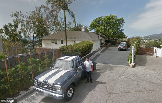 The Kerr household is seen in Pacific Palisades before the fire that destroyed the estate