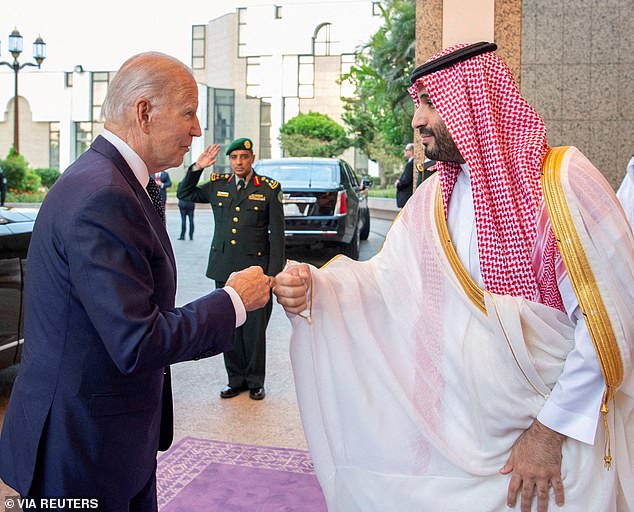 Biden's decision to greet Mohamed bin Salman with a fist bump in Saudi Arabia shocked campaigners who pointed to his role in the killing of Washington Post writer Jamal Khashoggi