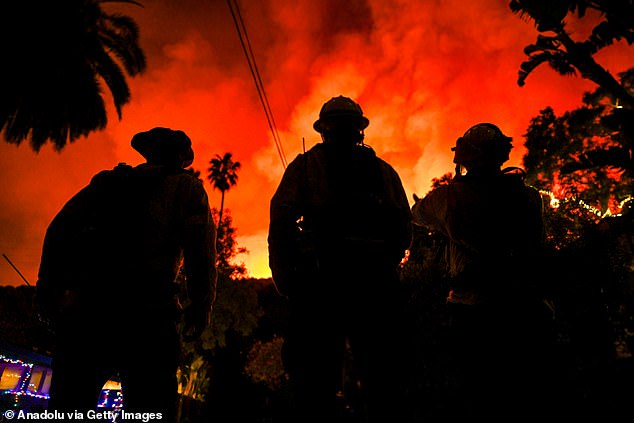 Firefighters tackling the Palisades Fire said they couldn't get enough water from hydrants to extinguish burning homes