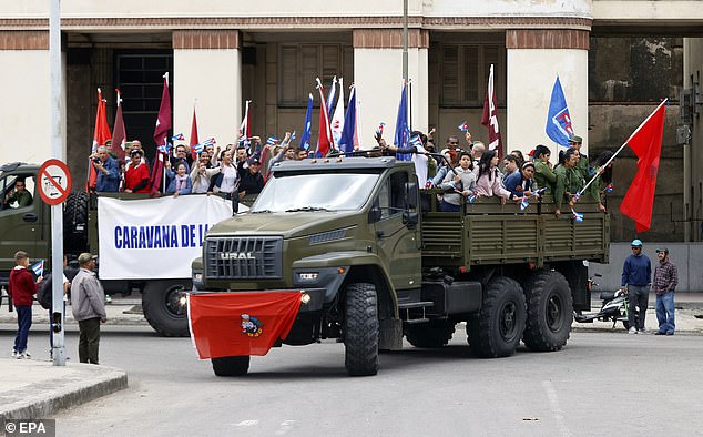 Aparade commemorating the 66th anniversary of the caravan of freedom, led by the late Fidel Castro, in Havana, Cuba, on January 8, 2025