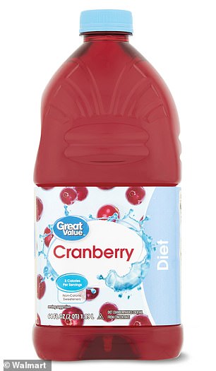 'Great Value' diet cranberry juice from Walmart receives the maximum score (100) due to its poor nutritional value