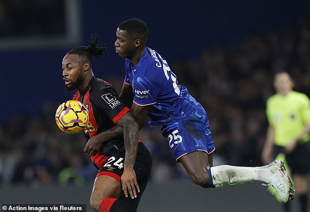 However, Moises Caicedo fouled Antoine Semenyo, giving Bournemouth the chance to score