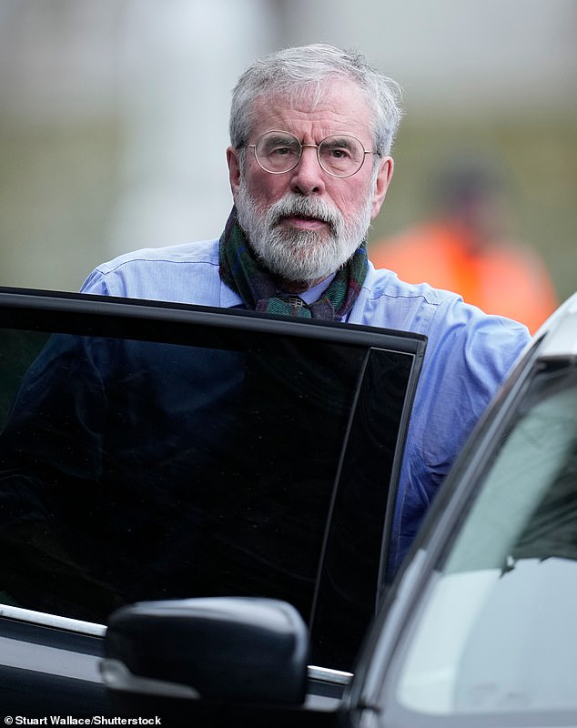 Gerry Adams Funeral of Shane MacGowan, St Mary's of the Rosary Church, Nenagh, County Tipperary, Ireland - December 8, 2023