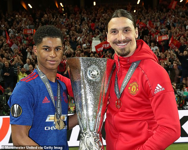 AC Milan advisor Zlatan Ibrahimovic (right) has confirmed his side's efforts to sign for teammate Rashford