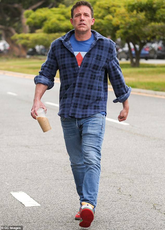 Affleck was photographed in Los Angeles last May