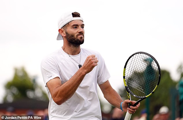 Fearnley will face France's Arthur Cazaux in the second round of the Australian Open today