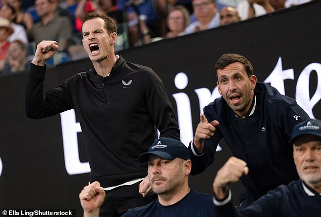 Scottish tennis fans are pinning their hopes on rising star Jacob Fearnley to become the next Andy Murray (pictured at the Australian Open on January 13)