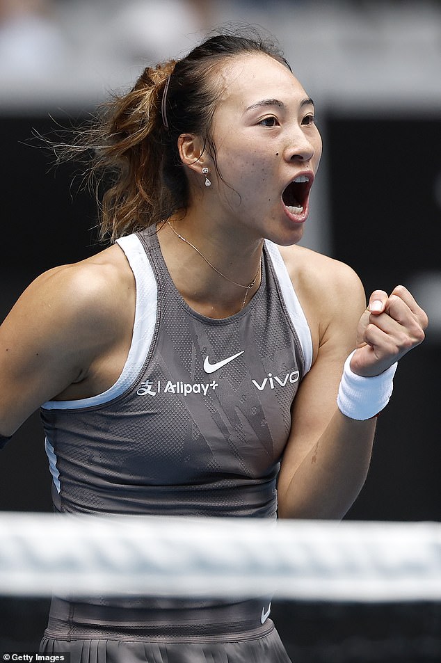 Last year's women's singles runner-up became visibly emotional as she clashed with the referee after being given a point for wasting time