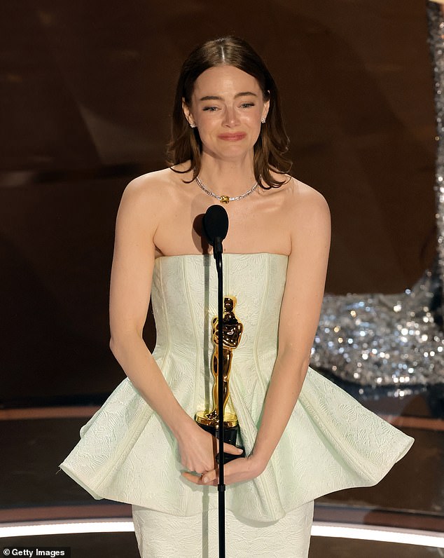 A secret 'contingency strategy' is reportedly being used to cancel the awards ceremony on March 3, according to the American Sun; Stone envisioned receiving her Oscar in 2024