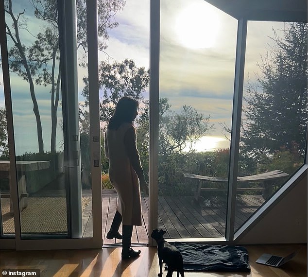 In a joint Instagram post with her husband Rishi Shah, she reflected on how they had closed on the seaside property less than a month ago and just moved in