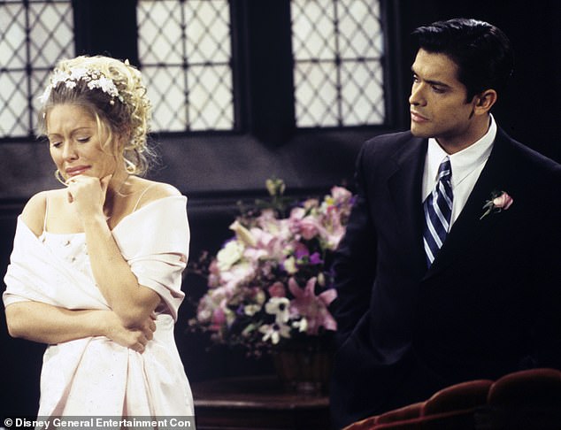 All My Children launched Kelly and Mark's careers, brought them together personally and set the stage for their marriage; they are pictured on the show in 1997