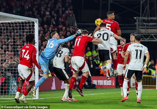 Jota headed in the equalizer from Tsimikas' corner against Nottingham Forest, just 22 seconds after the pair came on