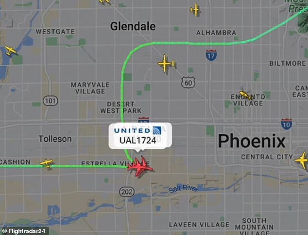 The planes experienced 'a loss of required separation' as they headed to the airport, with flight tracking data showing that at one point they were just 130 meters apart in vertical distance.