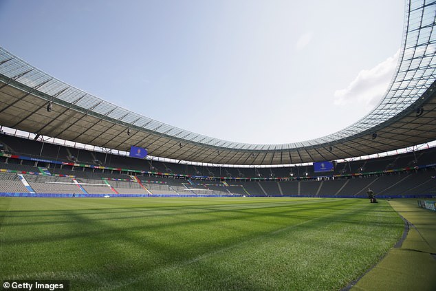 The match will be played in the iconic Olympic Stadium in the German capital