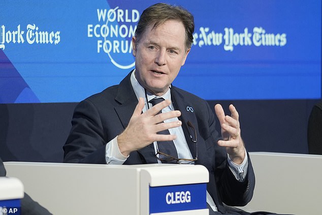 Clegg, seen here, said White House requests for more silencing were 