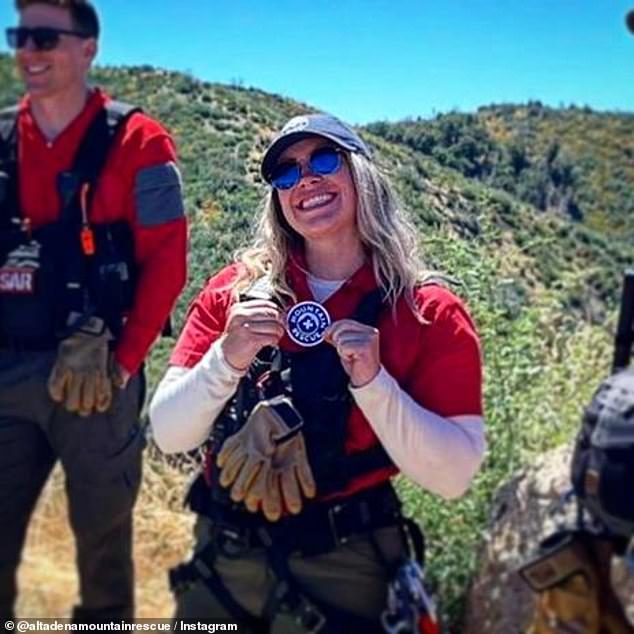 While the team of volunteers typically rescues those in need in the San Gabriel mountains, the volunteers stepped in to help the victims of the dystopian fires.