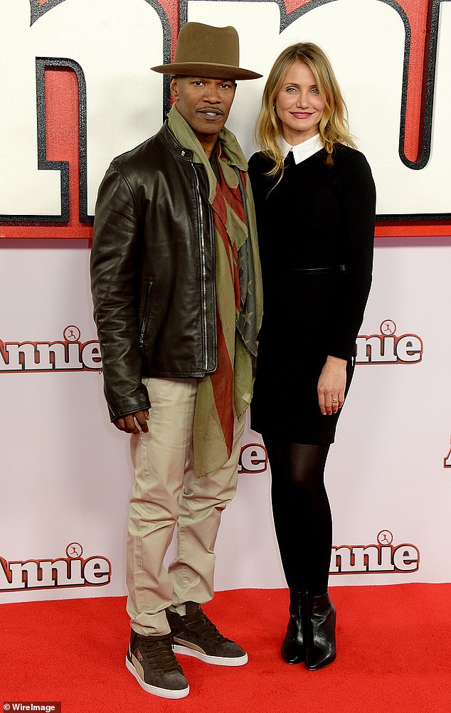 Cameron previously told Empire she was returning to pure acting to work with Jamie after Any Given Sunday and Annie (both pictured in 2014)