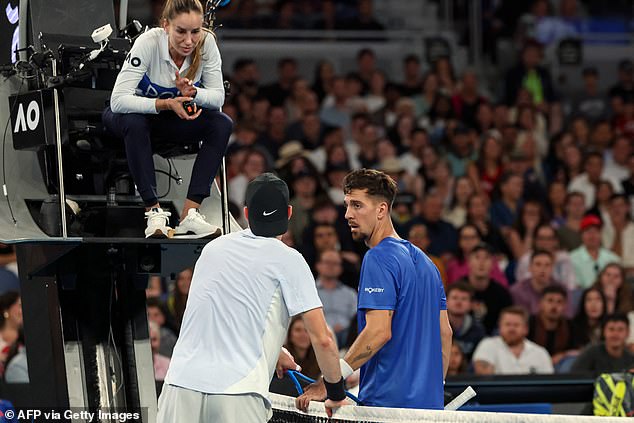 Kokkinakis had shown great sportsmanship during the fifth game of the fourth set and earned his opponent a point