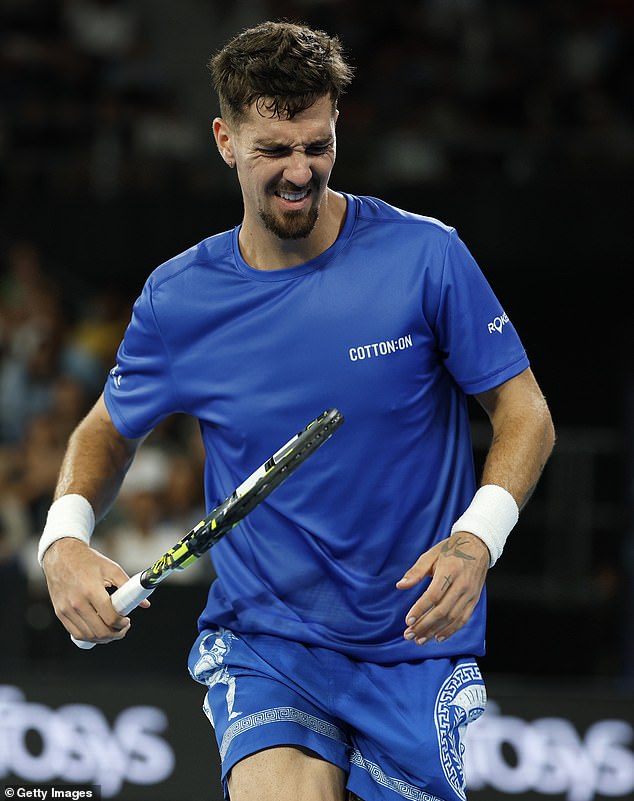 But a stunned Kokkinakis said he had 'a lot of doubts', reflecting on his injury after the match