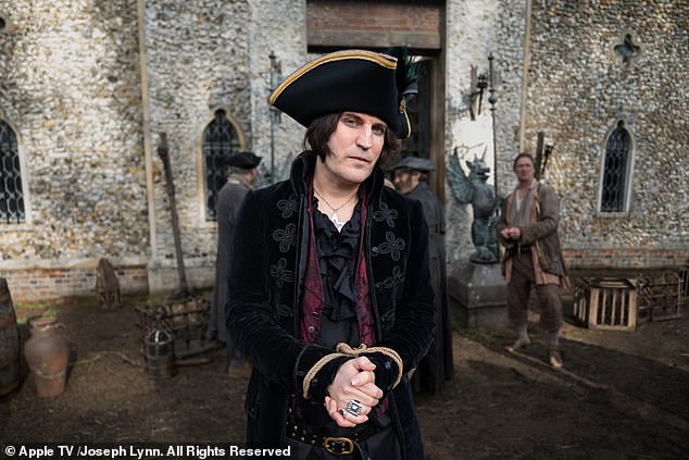 The 51-year-old Great British Bake Off star played the leading role of the legendary highwayman in the million-dollar show that debuted on Apple TV last spring