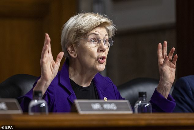 The hysterical Kirsten Gillibrand, the dim-witted Mazie Hirono, the self-righteous Tim Kaine and the screaming Elizabeth Warren (pictured) were among the legislative lightweights.