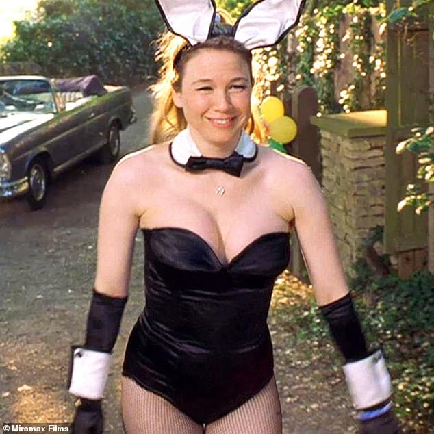 Renée famously gained 30 pounds to take on the titular role in Sharon Maguire's 2001 rom-com Bridget Jones's Diary, in which the hapless character decided to wear a Playboy Bunny costume