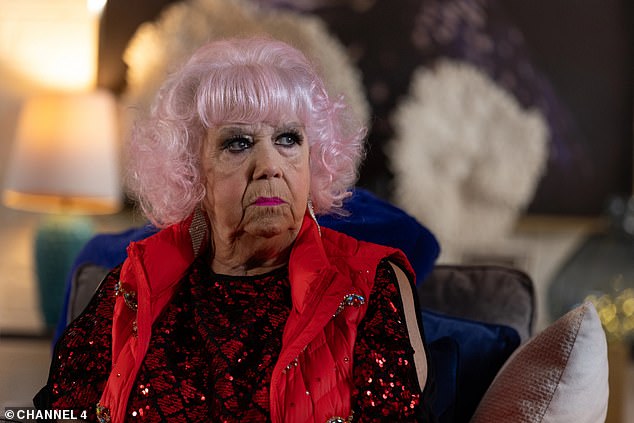 Her agent released a statement on Wednesday afternoon, saying: 'I'm sorry to say that Diane Langton passed away this morning (pictured as Marlena 'Nana' McQueen in Hollyoaks)