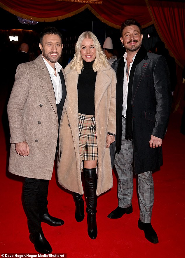 Denise was joined by Antony Costa and Duncan James