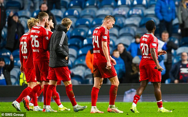 The defeat extended Aberdeen's dismal winless streak to 12 games