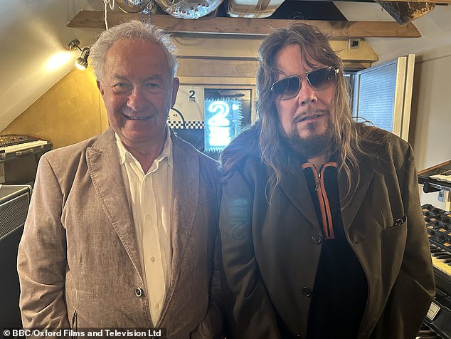 Simon Schama with Jerry Dammers, founder and main songwriter of The Specials