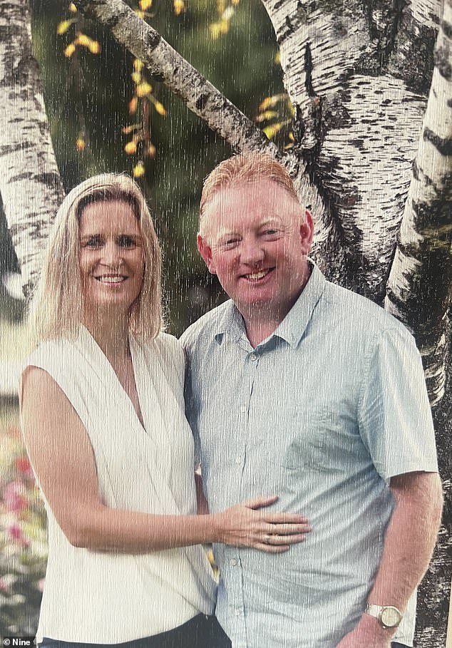 Samantha Murphy and husband Mick Murphy in happier times