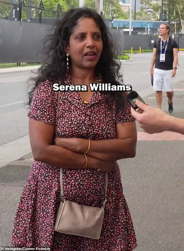 Another spectator said Serena Williams and Rafael Nadal should continue well into the second week at the Australian Open, despite neither playing at the grand slam.