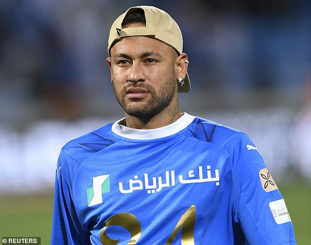 Neymar has struggled with a series of injuries since moving to Saudi Arabia in 2023