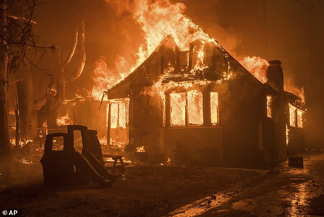 At least 25 people have died as a result of the LA fires, and more than 180,000 people have been forced to evacuate. LA Mayor Karen Bass and California Governor Gavin Newsom have been heavily criticized for their response to the fires; on January 8, a house burns down in Altadena