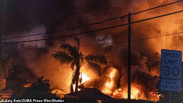 Officials warned that the ash could contain lead, arsenic, asbestos and other harmful materials