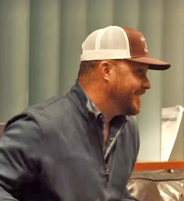 The Grammy-winning country singer appeared with Johnson (pictured) in the clip with I'm Gonna Love You, their collab released last fall