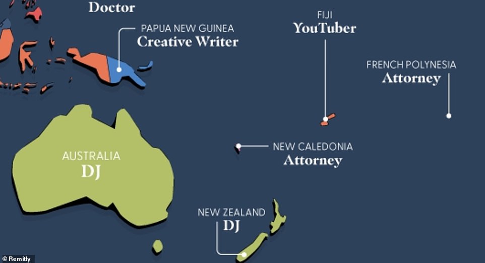 Although not in the top 20 global job searches, 'how to be a DJ' (109,650) is the #1 career search in Australia and New Zealand