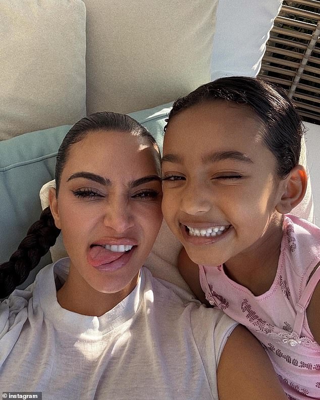 The reality sensation shared a carousel of sweet mother-daughter selfies, making a slew of silly faces