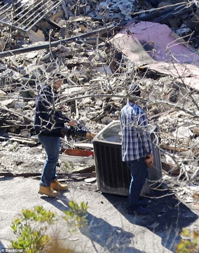 Gibson toured the burned remains of his Malibu home on Wednesday, where nearly everything was destroyed. He recalled returning to 