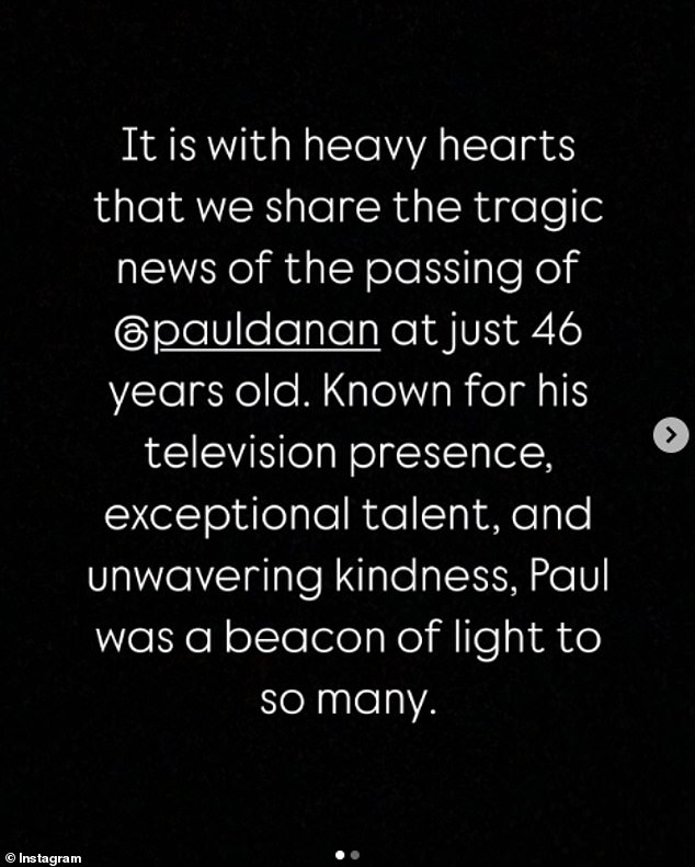 1737028606 622 Paul Danans tragic final post Hollyoaks star shared personal message